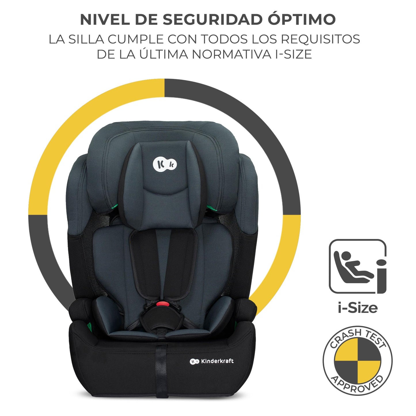 Cadeira de carro para bebé regulação em 11 níveis, grupo 1/2/3, 15 meses - 12 anos
