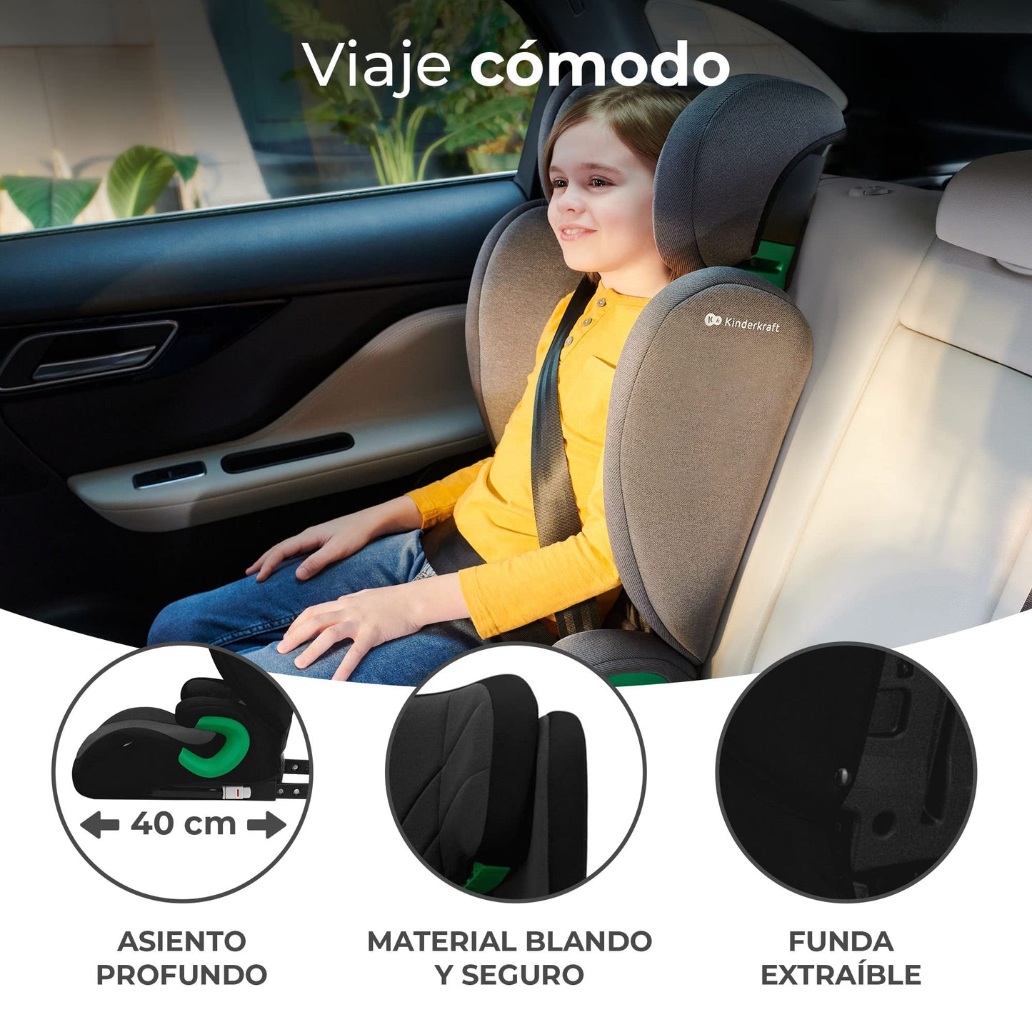 Cadeira carro para bebé e crianças, cinto, universal, grupo 2/3 Isofix, I-SIZE