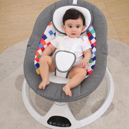Cadeira de balanço para bebé com bluetooth