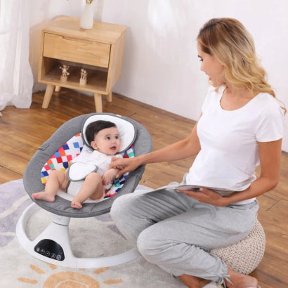 Cadeira de balanço para bebé com bluetooth