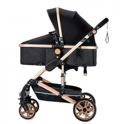 Carrinho de bebé Trio Preto / Dourado