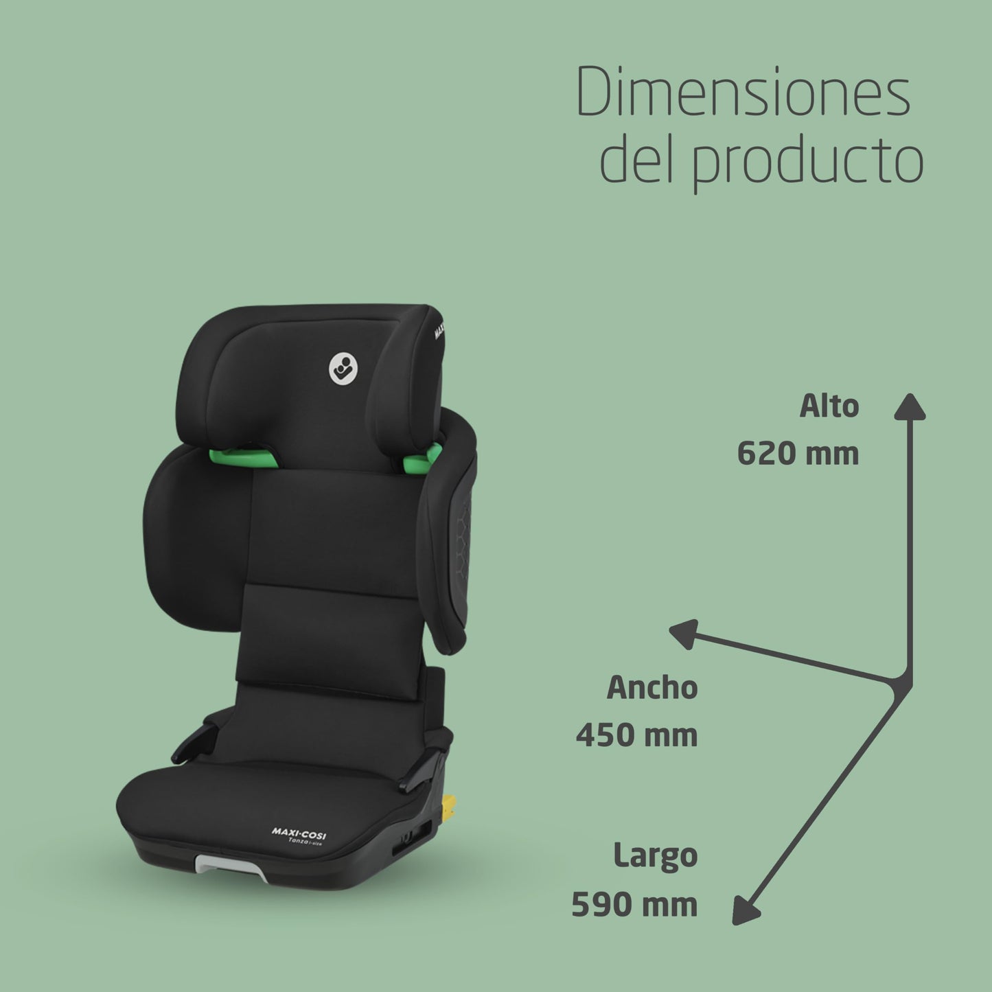 Maxi-Cosi Cadeira de carro ISOFIX, 3,5-12 anos