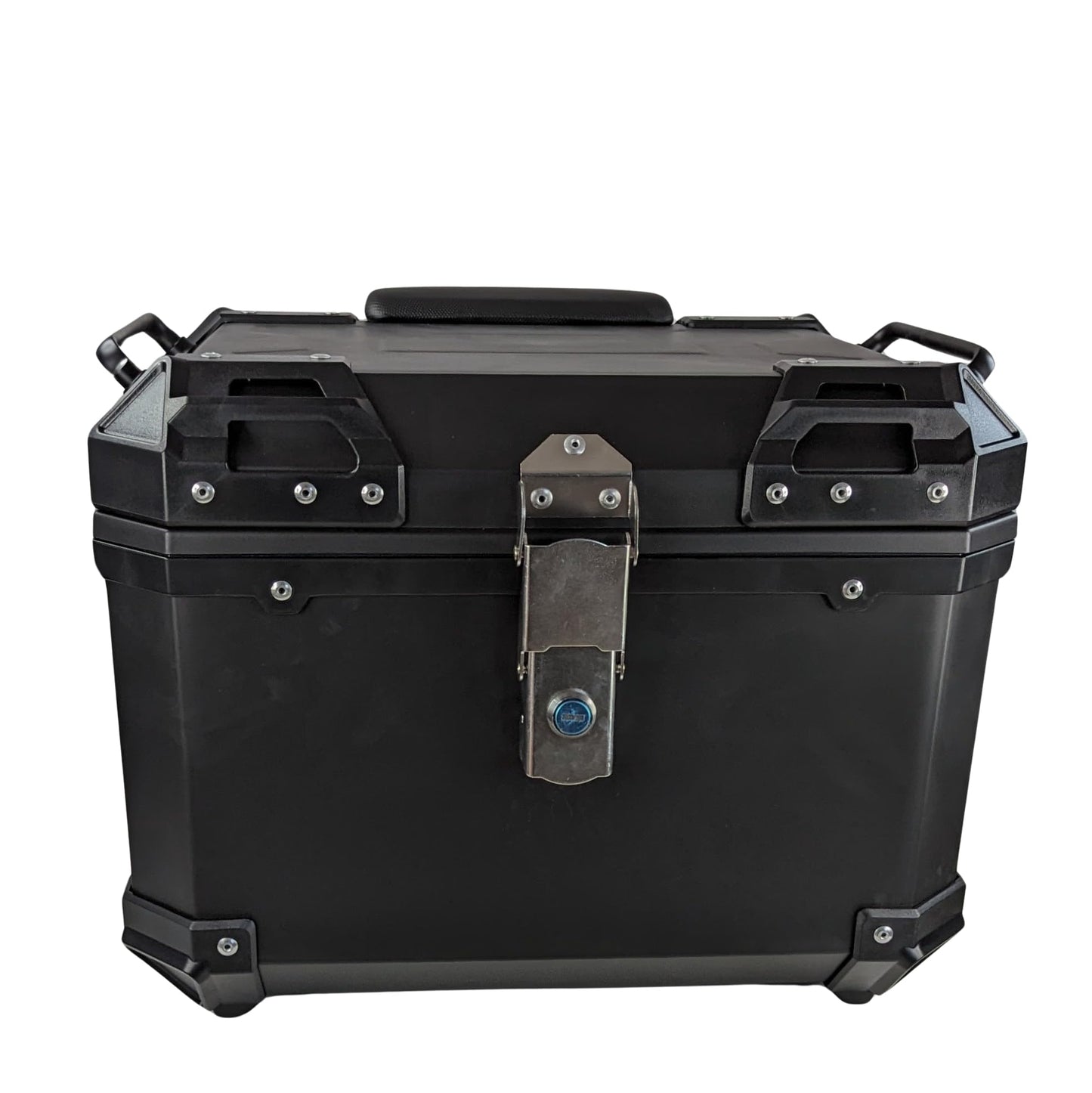 TOP CASE universal para mota - capacidade de 45 l, design quadrado robusto 45L