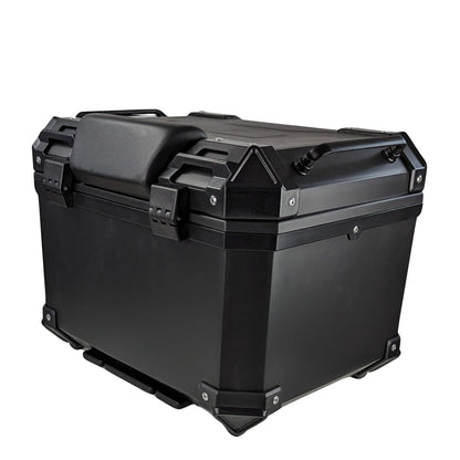 TOP CASE universal para mota - capacidade de 45 l, design quadrado robusto 45L