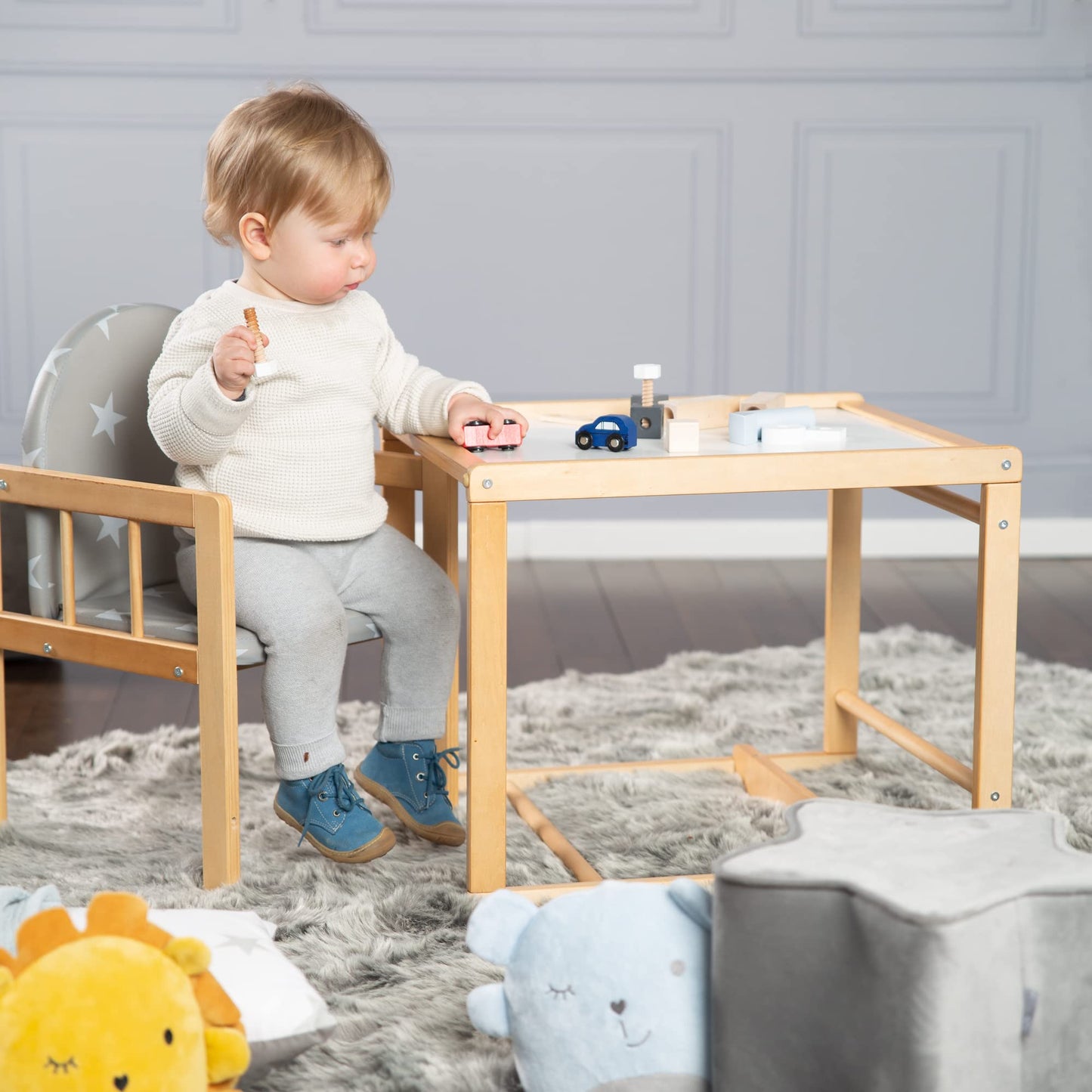 Cadeira infantil - assento acolchoado