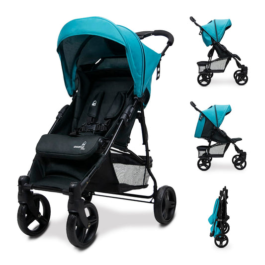 Carrinho de passeio ultra-leve, reclinável de 6 meses a 17 kg