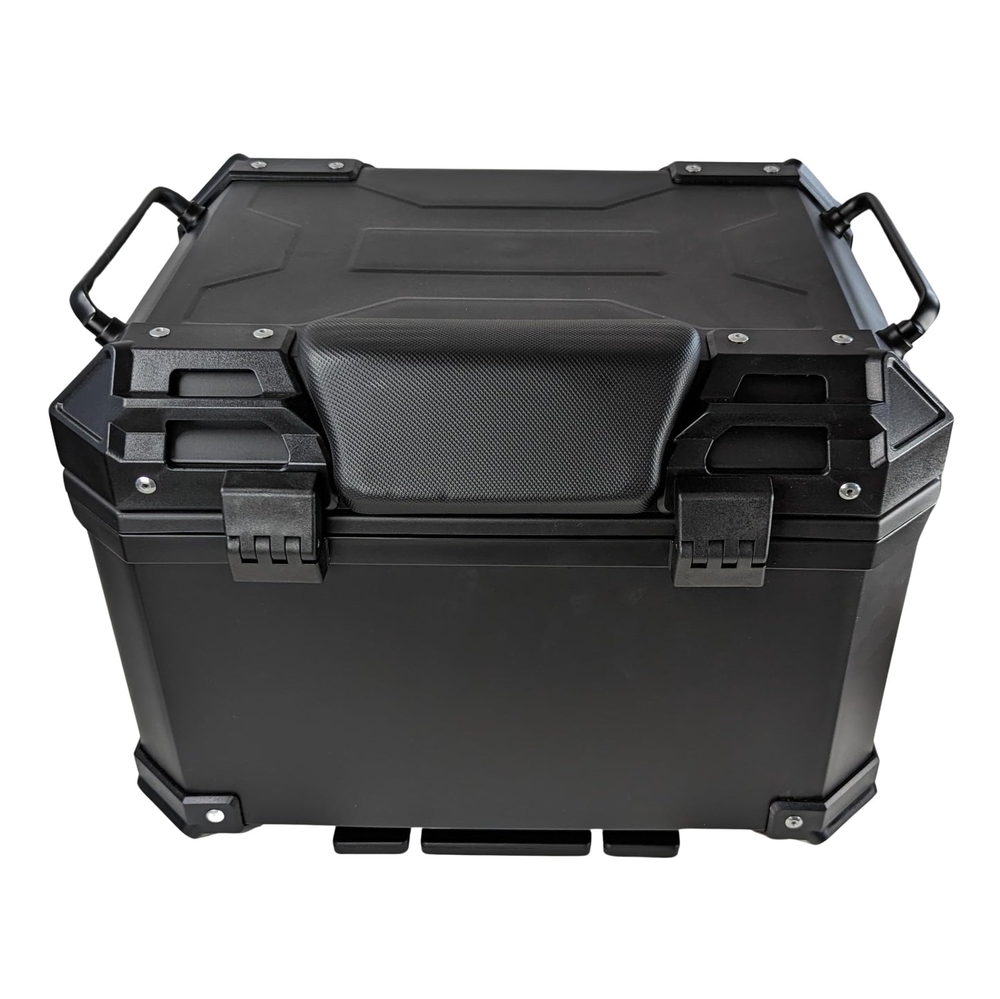 TOP CASE universal para mota - capacidade de 45 l, design quadrado robusto 45L
