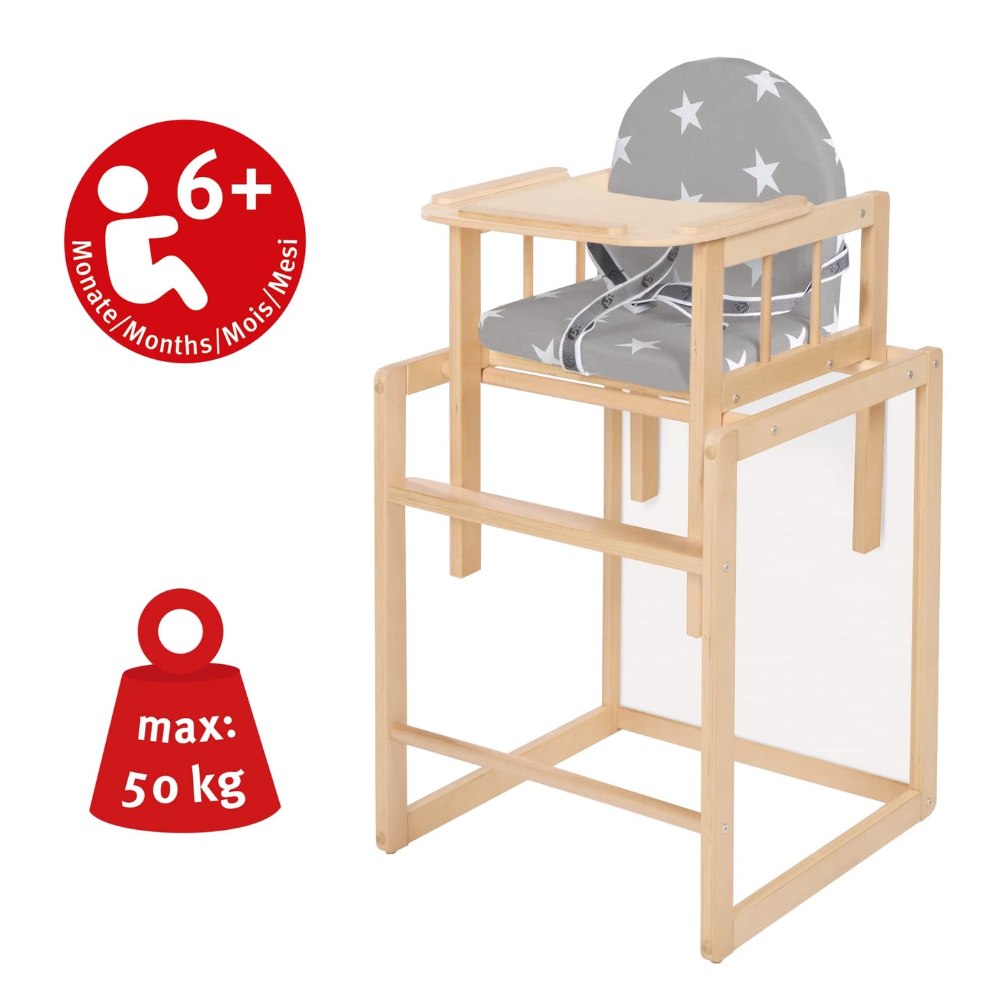 Cadeira infantil - assento acolchoado