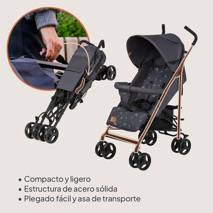 Carrinho de passeio leve para bebés de 6 a 36 meses