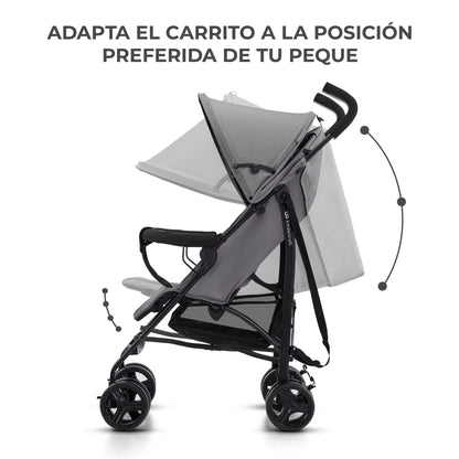 Carrinho com posição reclinada e deitada