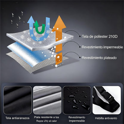 Capa para mota exterior interior 210D poliéster