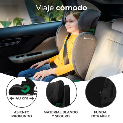 Cadeira carro para bebé e crianças, cinto, universal, grupo 2/3 Isofix, I-SIZE