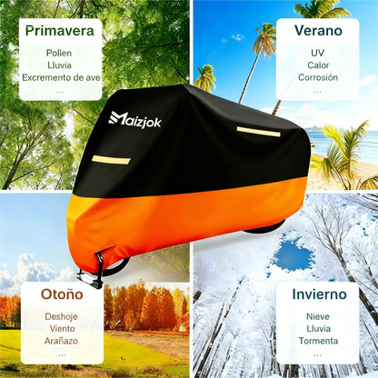 Capa para mota exterior interior 210D poliéster