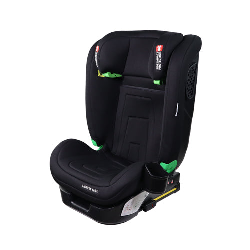 Cadeira auto | IsoFix |I-Size|100-150cm| Reclinável 3 posições |Grupo 2/3|15-36kg|3,5-12 anos|Lionfix Max|Mobiclinic