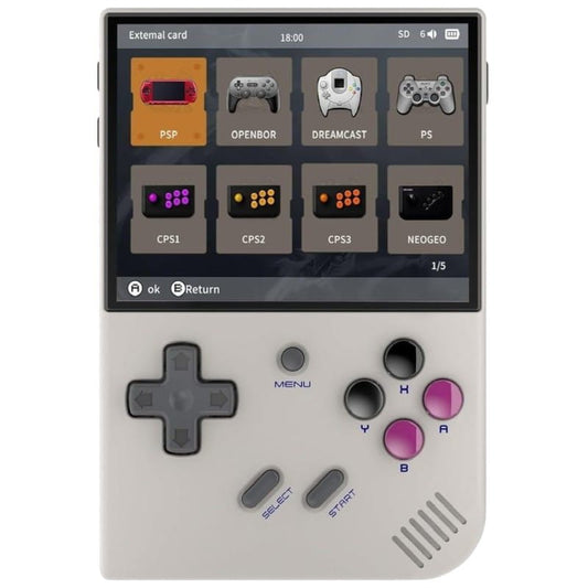Anbernic RG35XX Plus 64GB Cinza - Console Retro Portátil