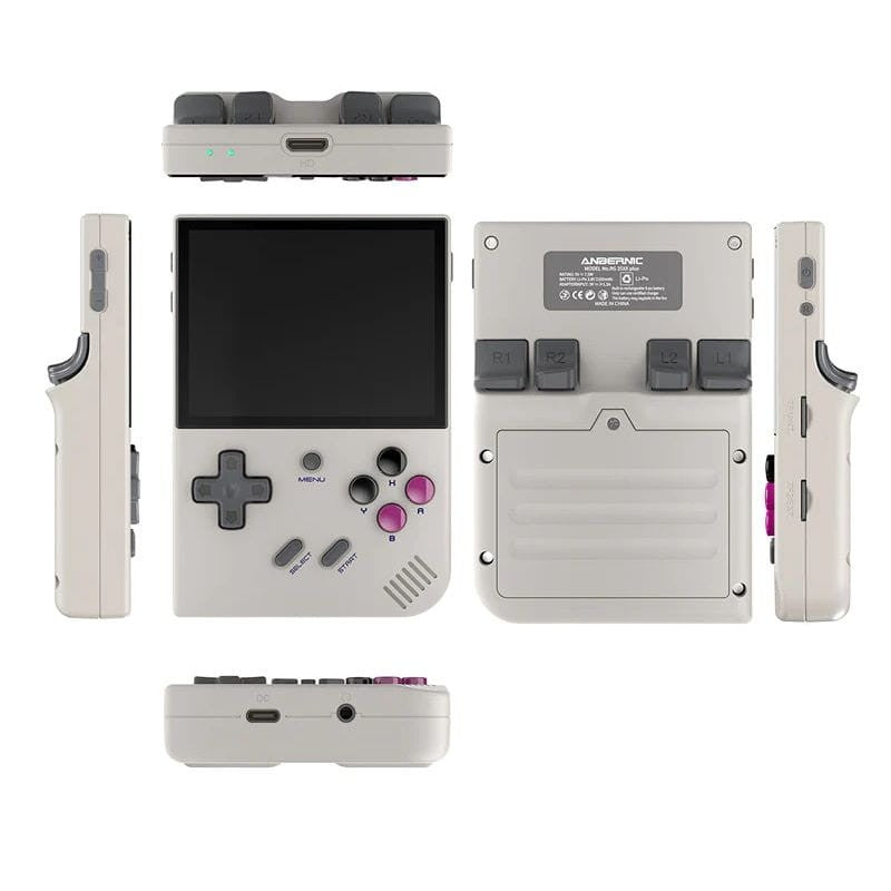 Anbernic RG35XX Plus 64GB Cinza - Console Retro Portátil