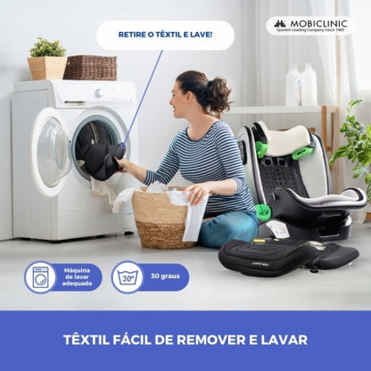 Cadeira auto | IsoFix |I-Size|100-150cm| Reclinável 3 posições |Grupo 2/3|15-36kg|3,5-12 anos|Lionfix Max|Mobiclinic