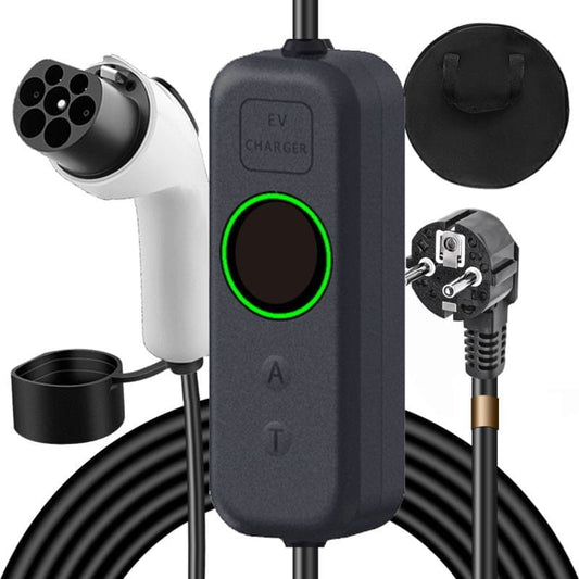 Carregador de carro elétrico EV 16A/3.5KW/5M com cabeçalho de ficha