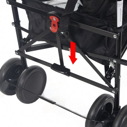 Carrinho de passeio dobrável | Encosto reclinável | Sistema duplo de segurança | Rodas amovíveis | Elefant | Mobiclinic