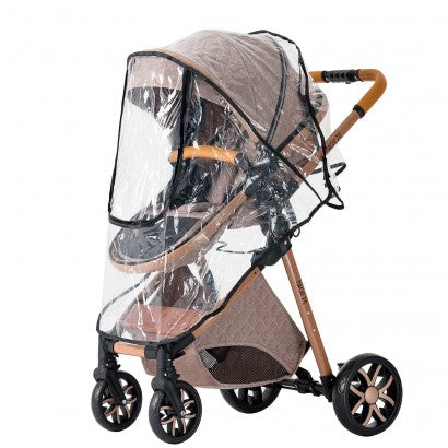 Carrinho Trio 3 em 1 – LUX Castanho Claro