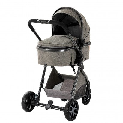 Carrinho Trio 3 em 1 – LUX Cinzento Escuro