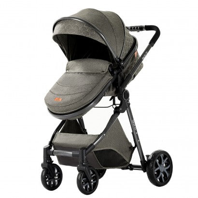 Carrinho Trio 3 em 1 – LUX Cinzento Escuro