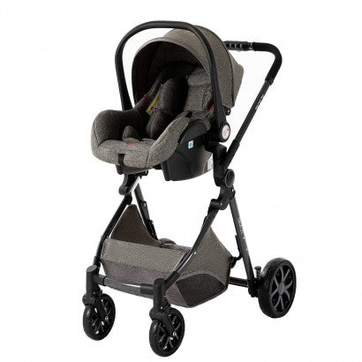 Carrinho Trio 3 em 1 – LUX Cinzento Escuro