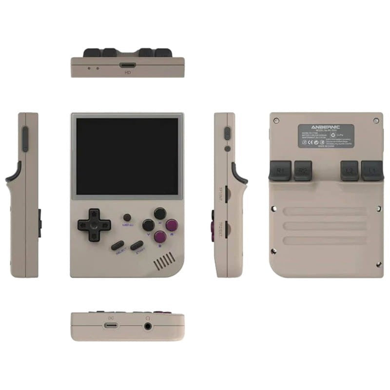 Consola Portátil Retro Anbernic RG35XX 2024 64GB Cinzento