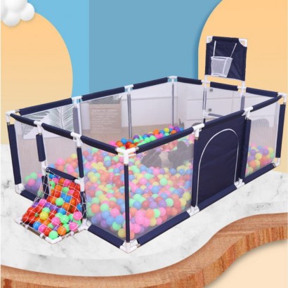 Parque infantil azul 107X231X129cm