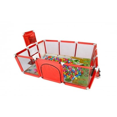 Parque infantil Vermelho 107x231x129cm
