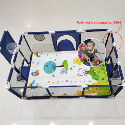Parque infantil azul 107X231X129cm