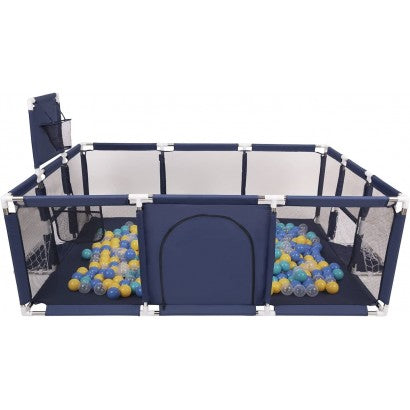 Parque infantil azul 107X231X129cm