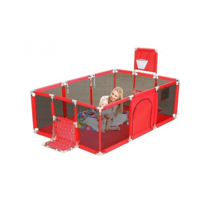 Parque infantil Vermelho 107x231x129cm