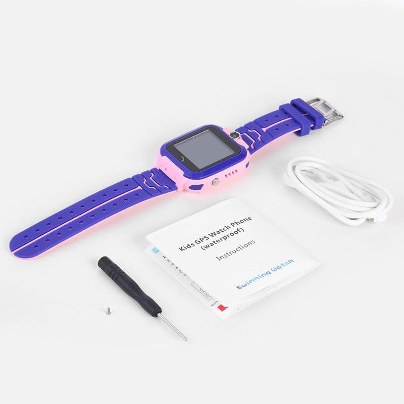Smartwatch para crianças Q12 Rosa - Relógio inteligente