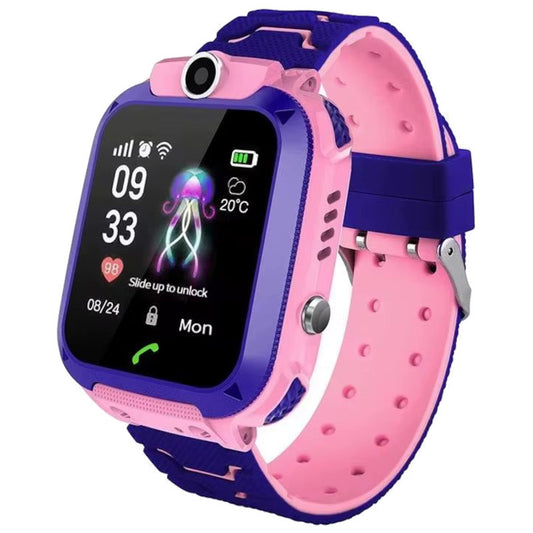 Smartwatch para crianças Q12 Rosa - Relógio inteligente