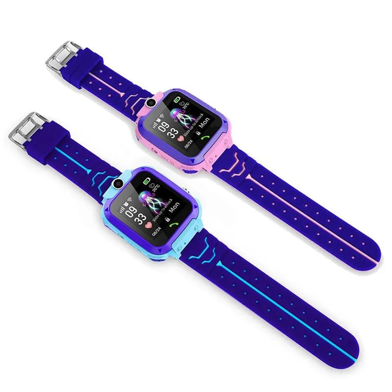 Smartwatch para crianças Q12 Rosa - Relógio inteligente