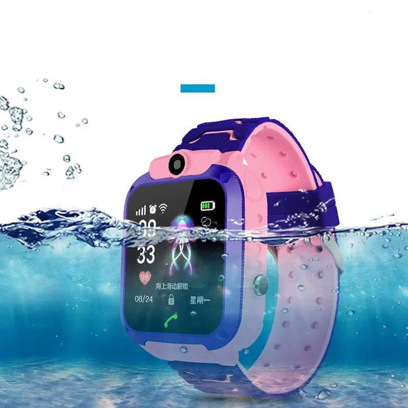 Smartwatch para crianças Q12 Rosa - Relógio inteligente