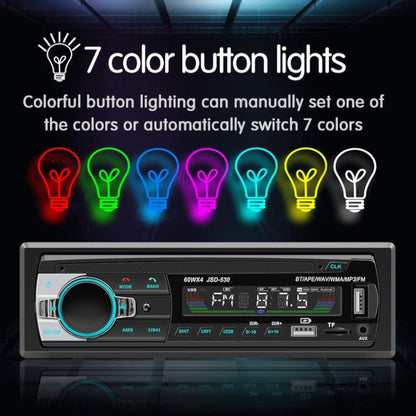 1 DIN Car Stereo SWM 530L Bluetooth Preto