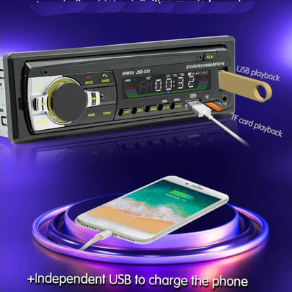 1 DIN Car Stereo SWM 530L Bluetooth Preto