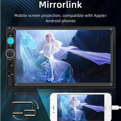 Autorádio 2 DIN SWM F7010C 7 polegadas Bluetooth/Carplay USB Preto