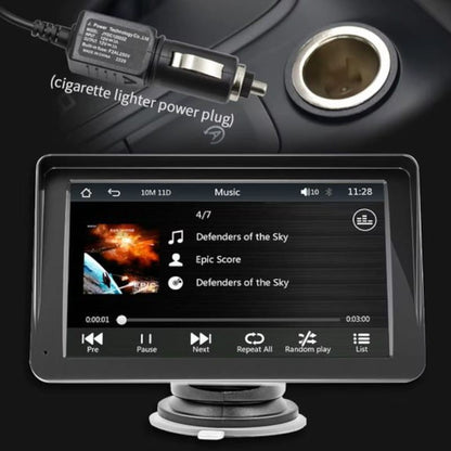 Ecrã tátil universal SWM B5300L 7 polegadas Carplay/Android Auto sem fios Preto