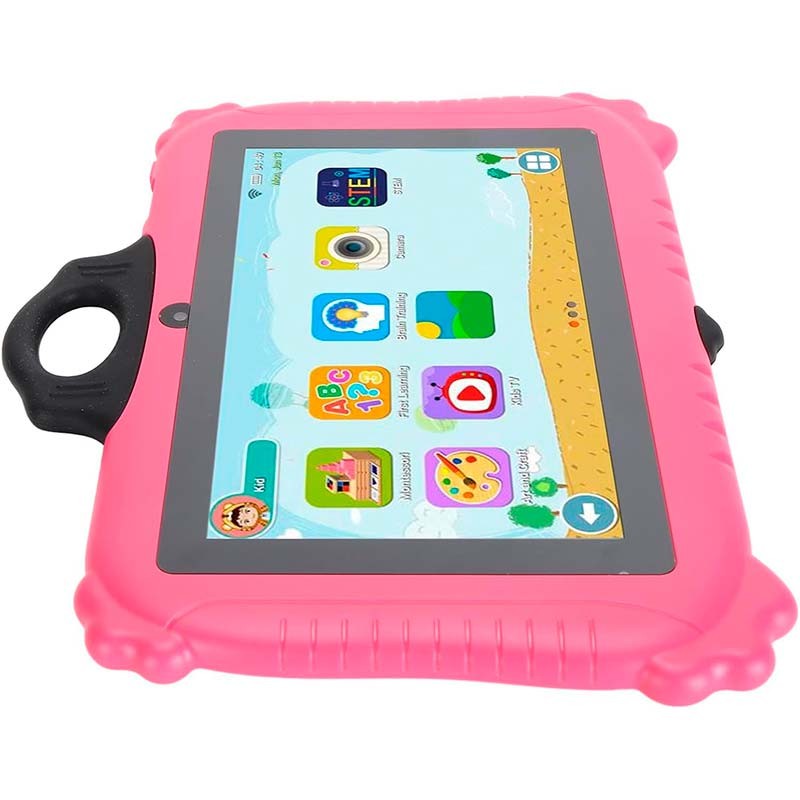 Powerbasics MT6735 2GB/16GB Panda Rosa - Tablet para crianças