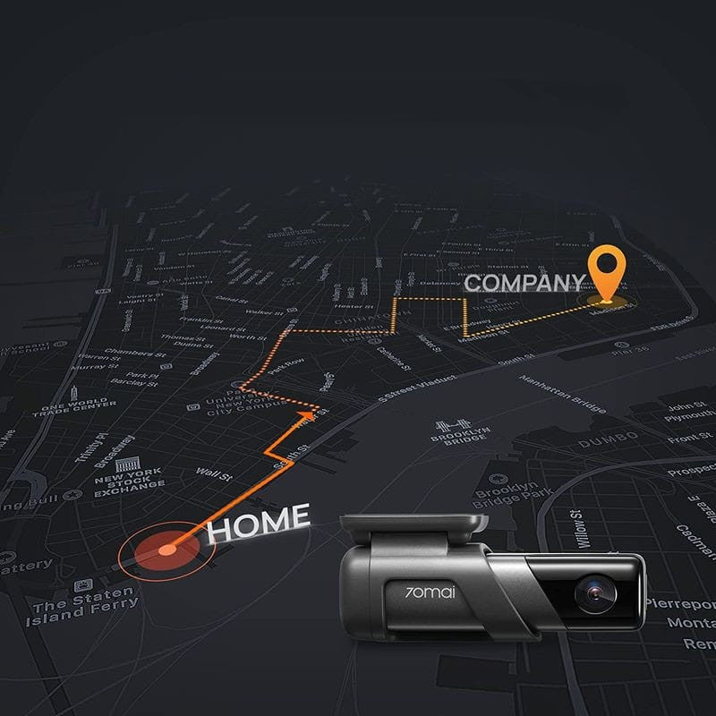 70mai Dash Cam M500 64GB Preto